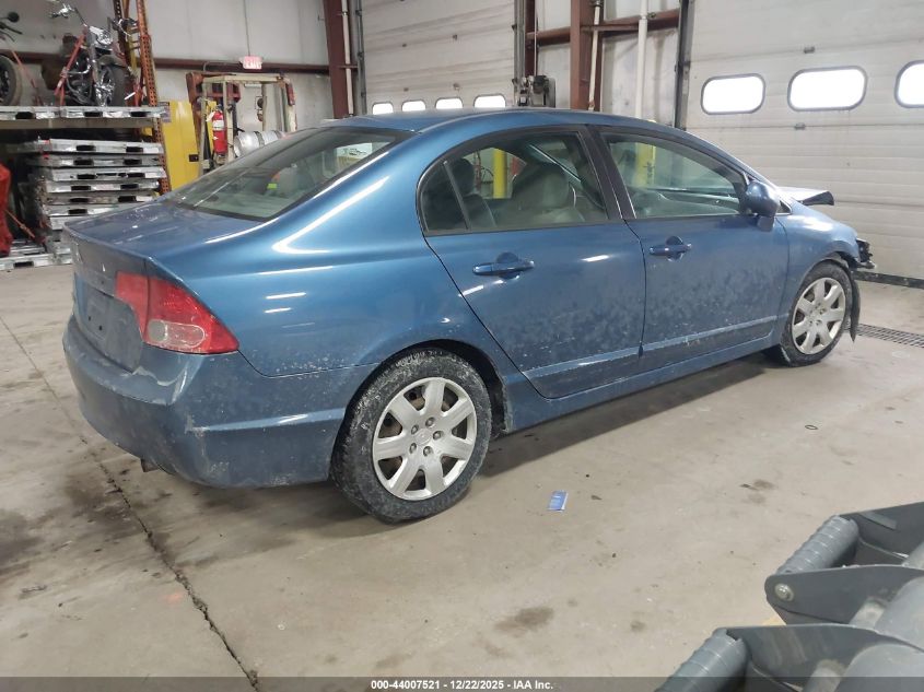 2007 Honda Civic Lx VIN: 1HGFA16507L138695 Lot: 44007521