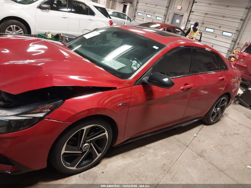 2023 Hyundai Elantra N Line VIN: KMHLR4AF2PU512516 Lot: 44007532