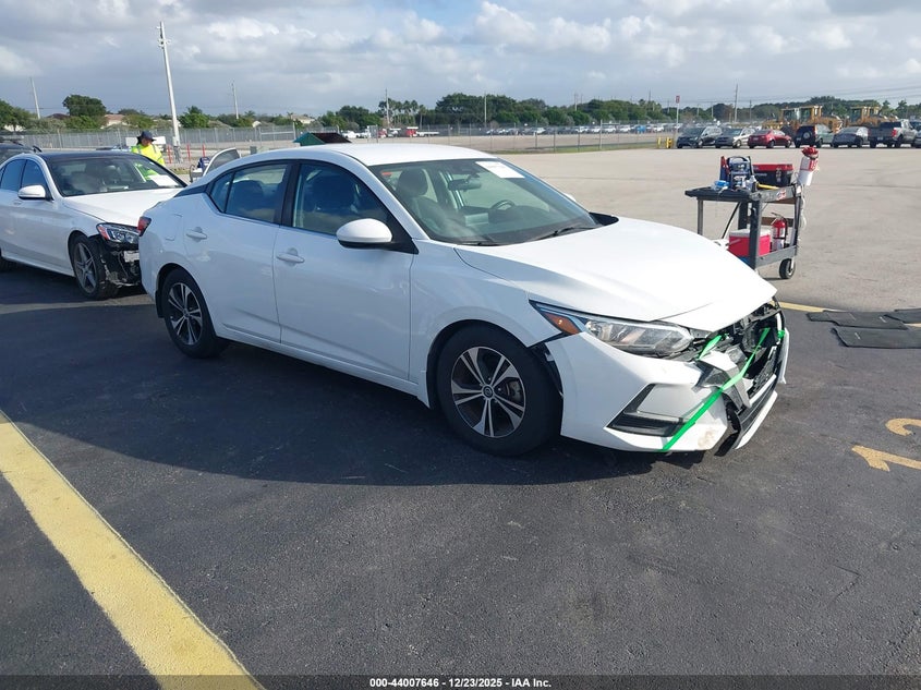 3N1AB8CV2LY265567 2020 Nissan Sentra Sv Xtronic Cvt auction photo 1