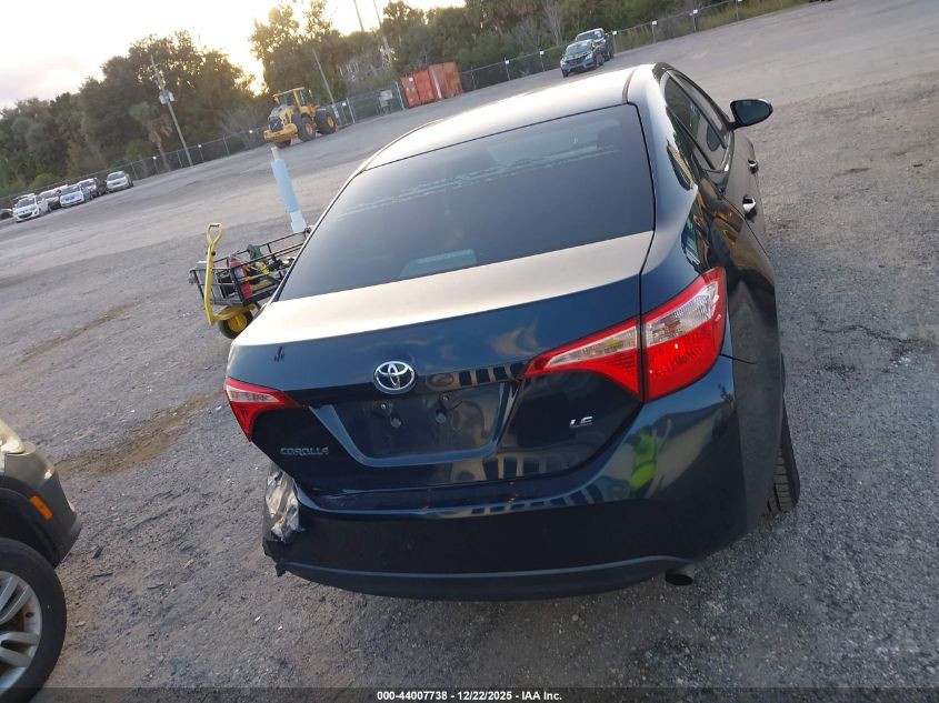 2017 Toyota Corolla Le VIN: 2T1BURHE4HC856663 Lot: 44007738