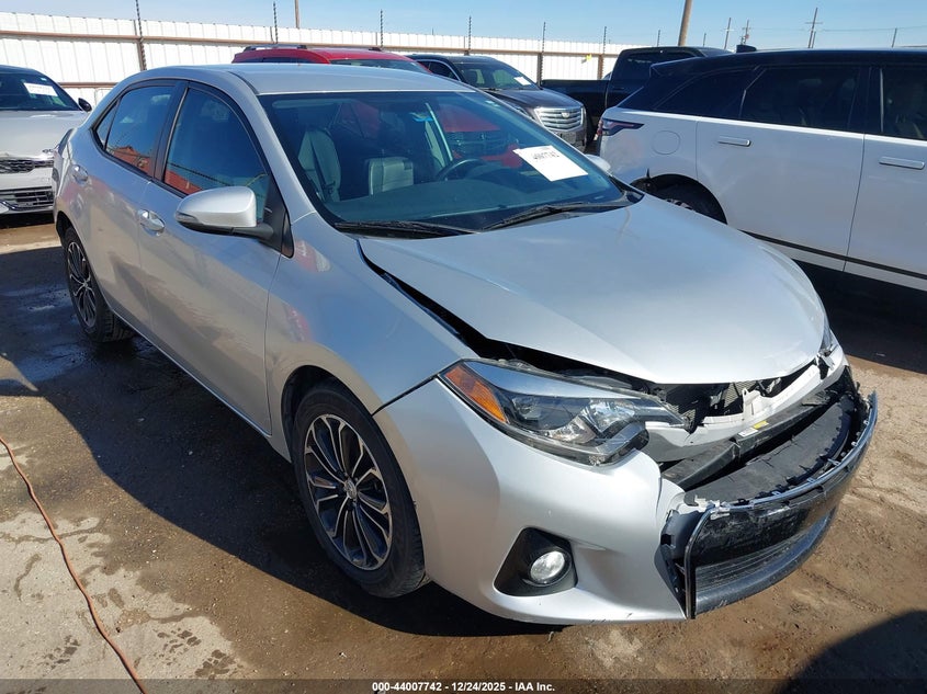 5YFBURHE8GP493928 2016 Toyota Corolla S Plus auction photo 1