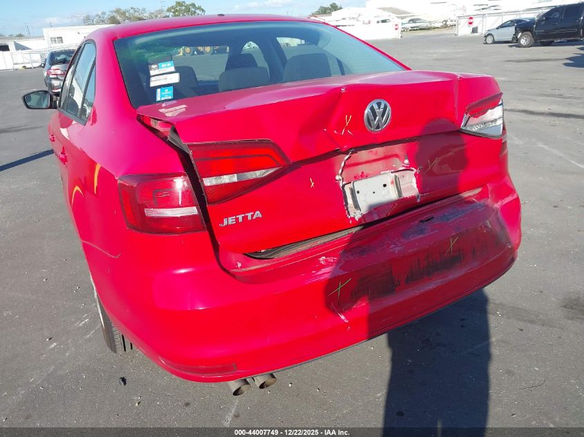 2015 Volkswagen Jetta 2.0L S VIN: 3VW2K7AJ7FM304044 Lot: 44007749