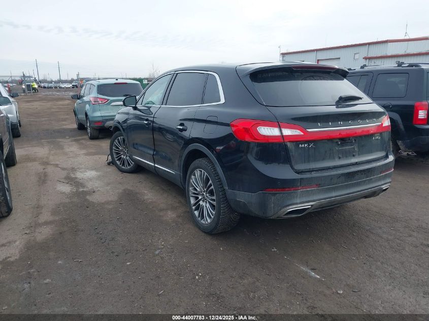 2018 Lincoln Mkx Reserve