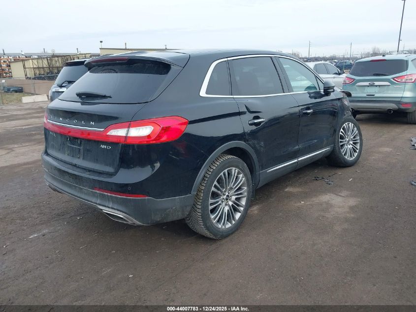 2018 Lincoln Mkx Reserve