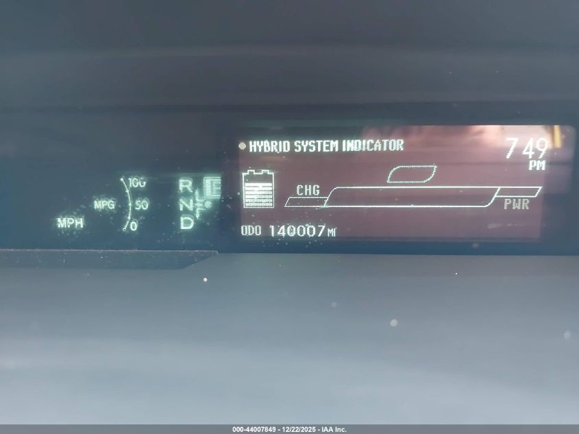 2010 Toyota Prius Iv VIN: JTDKN3DUXA0051063 Lot: 44007849