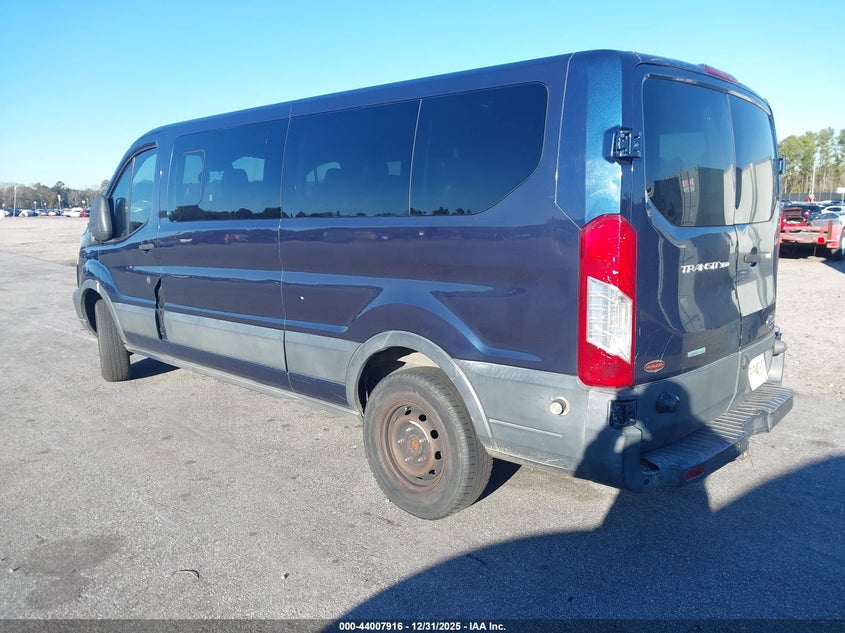 Vin: 1fbzx2zg8fkb11198, lot: 44503670, ford transit-350 xlt 20153