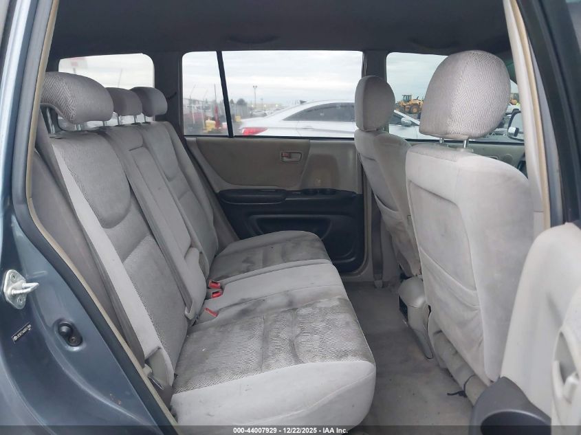 2003 Toyota Highlander V6 VIN: JTEGF21A430117886 Lot: 44007929