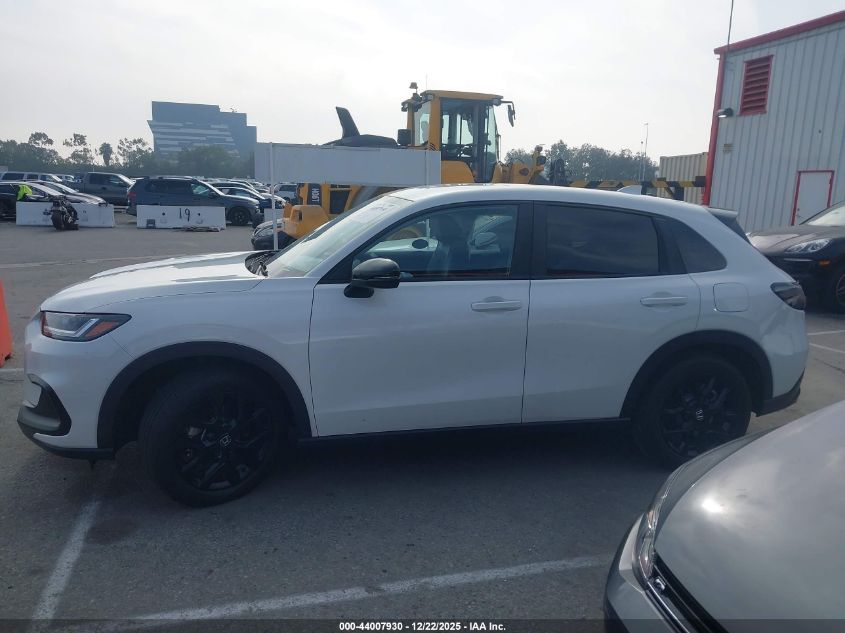 2025 Honda Hr-V 2Wd Sport VIN: 3CZRZ1H53SM706165 Lot: 44007930