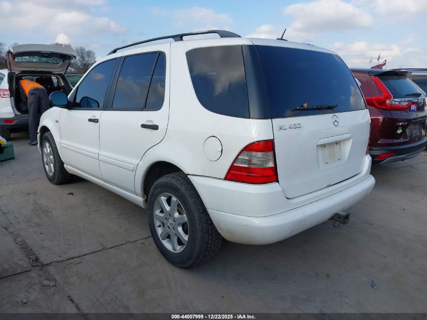 2001 Mercedes-Benz Ml 430 VIN: 4JGAB72E71A269801 Lot: 44007999