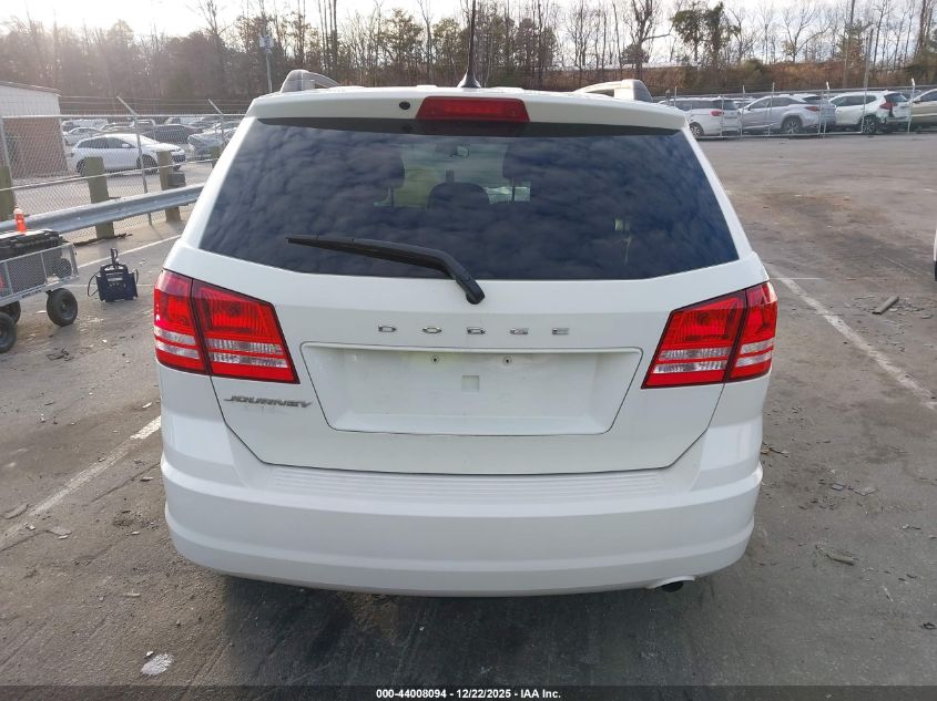 2018 Dodge Journey Se VIN: 3C4PDCAB6JT166807 Lot: 44008094