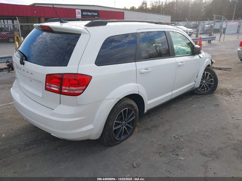 2018 Dodge Journey Se VIN: 3C4PDCAB6JT166807 Lot: 44008094