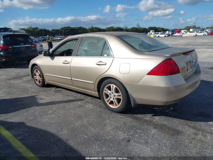 2007 Honda Accord 2.4 Ex VIN: 1HGCM56787A093522 Lot: 44008119