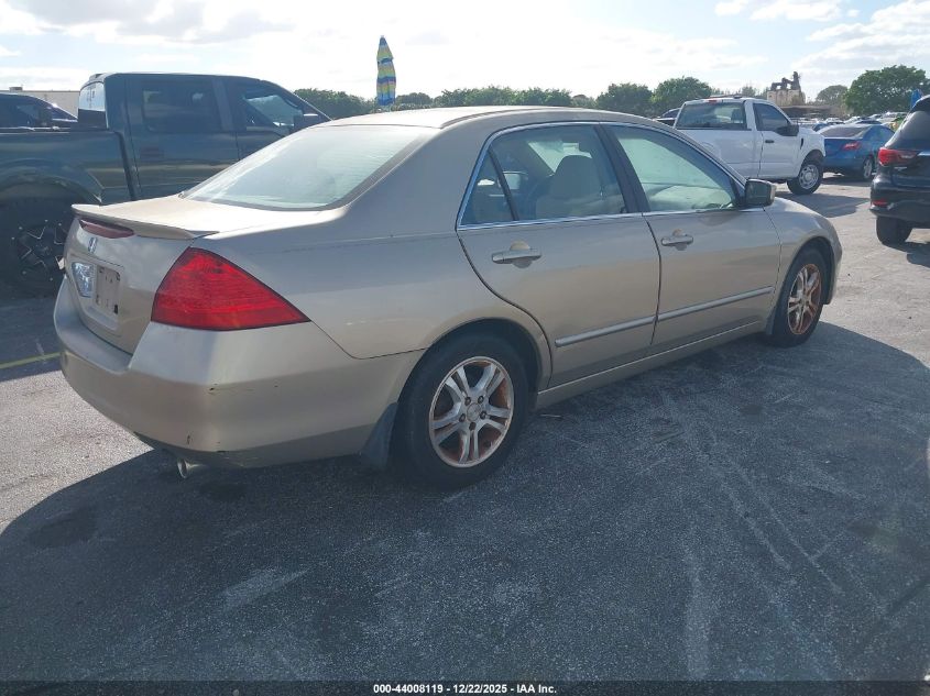 2007 Honda Accord 2.4 Ex VIN: 1HGCM56787A093522 Lot: 44008119