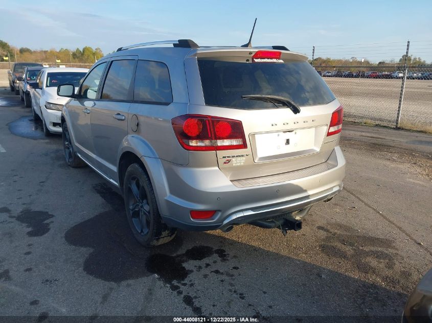 2018 Dodge Journey Crossroad Awd VIN: 3C4PDDGG9JT504340 Lot: 44008121