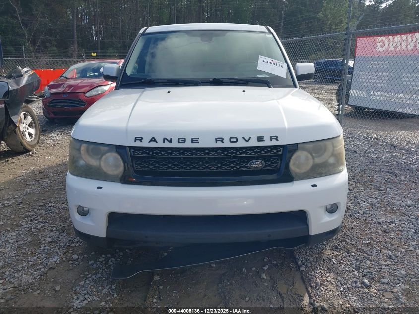 2012 Land Rover Range Rover Sport Hse VIN: SALSF2D46CA758691 Lot: 44008136
