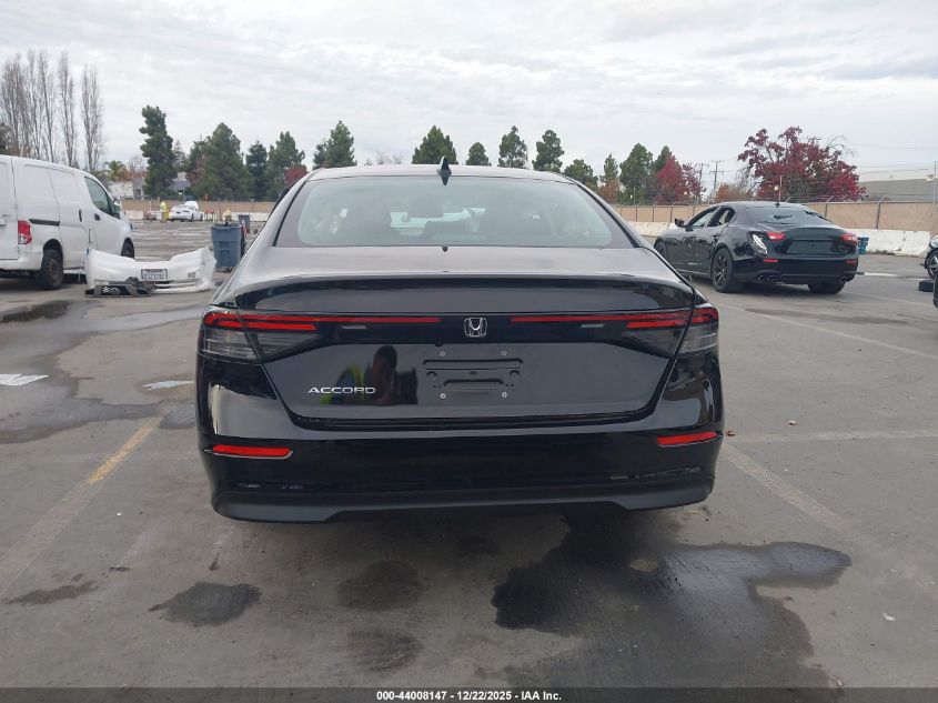 2025 Honda Accord Lx VIN: 1HGCY1F21SA031177 Lot: 44008147