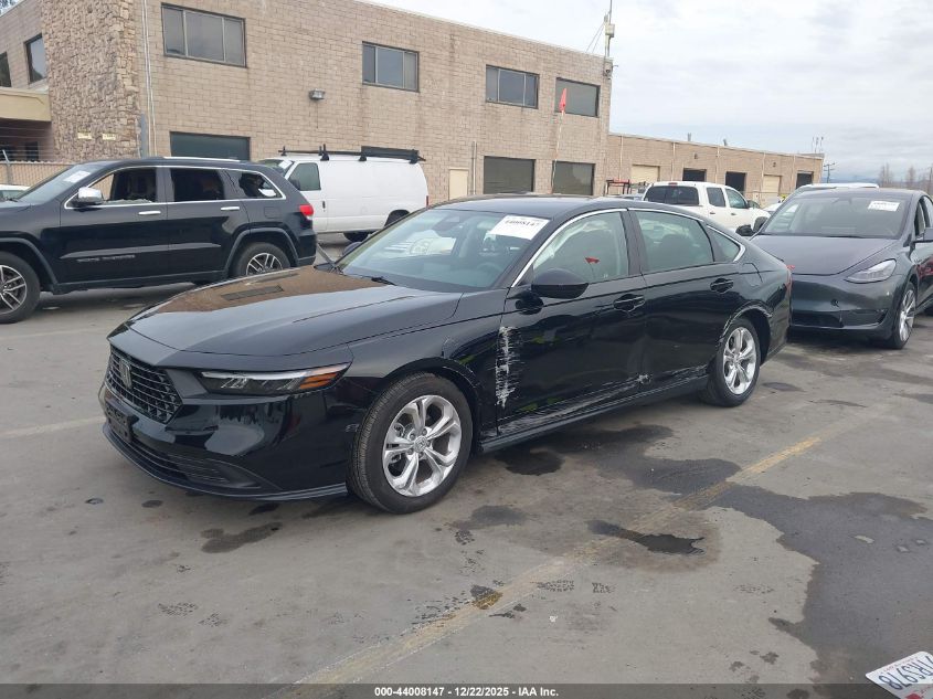 2025 Honda Accord Lx VIN: 1HGCY1F21SA031177 Lot: 44008147