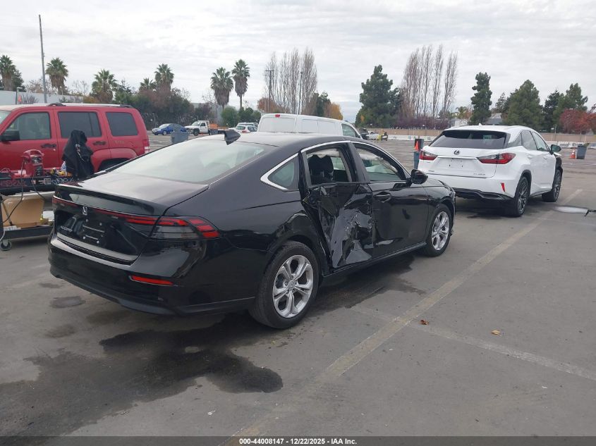 2025 Honda Accord Lx VIN: 1HGCY1F21SA031177 Lot: 44008147
