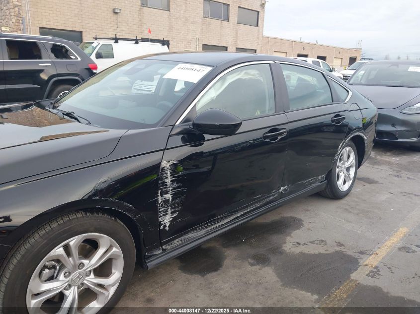 2025 Honda Accord Lx VIN: 1HGCY1F21SA031177 Lot: 44008147