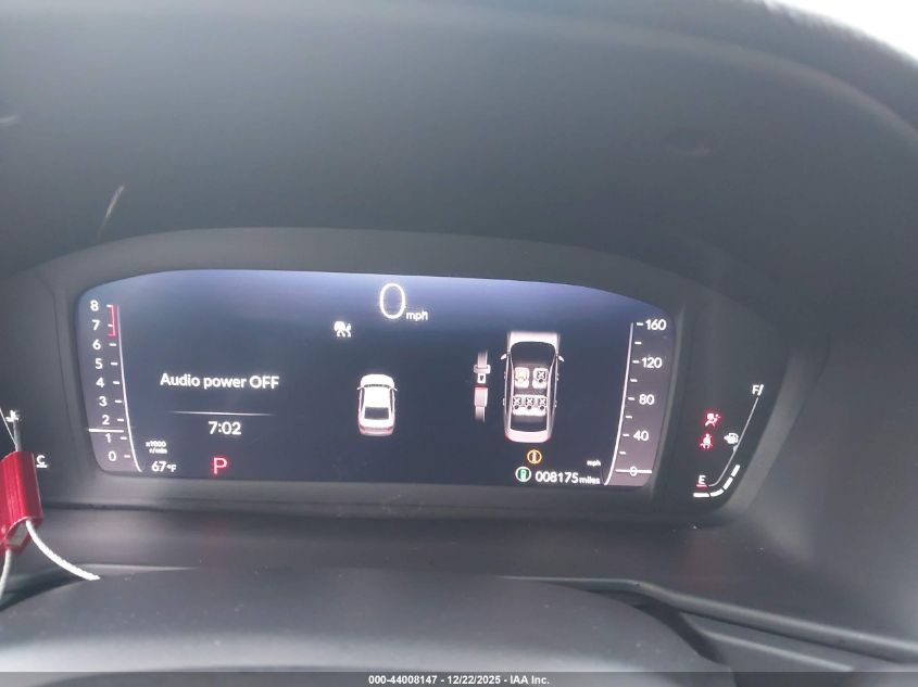 2025 Honda Accord Lx VIN: 1HGCY1F21SA031177 Lot: 44008147