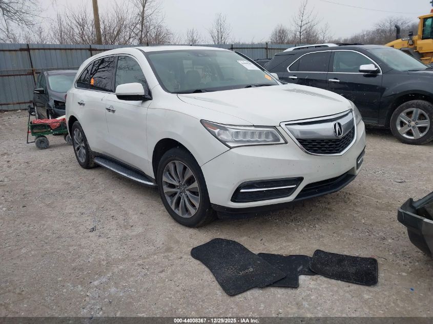 2015 Acura Mdx Technology Package