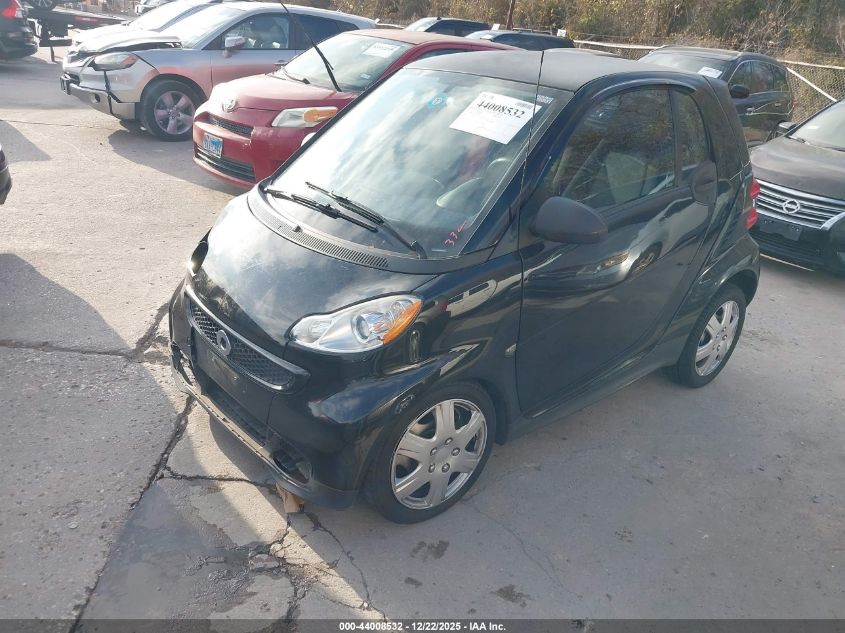 2013 Smart Fortwo Pure VIN: WMEEJ3BA9DK691311 Lot: 44008532