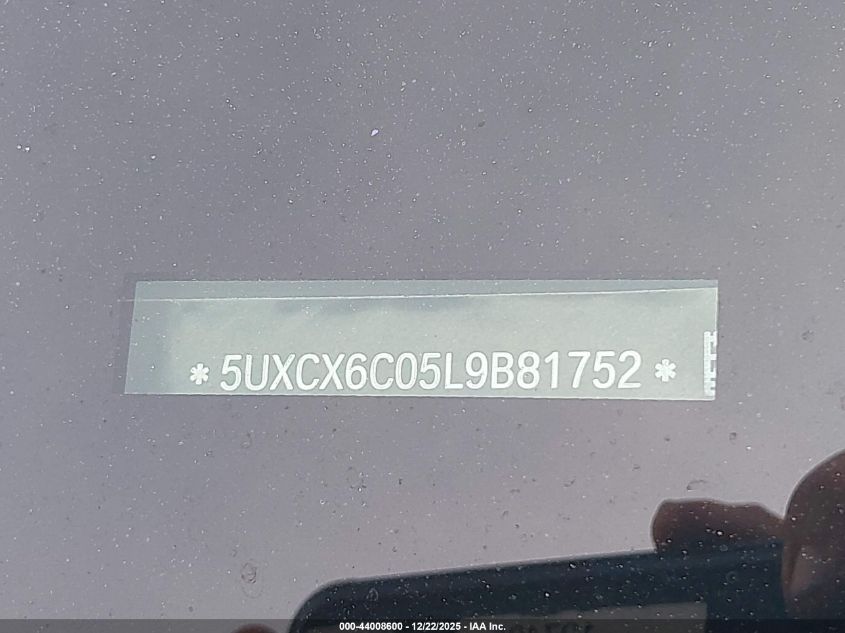 2019 BMW X7 xDrive50I VIN: 5UXCX4C53KLS38254 Lot: 44008600