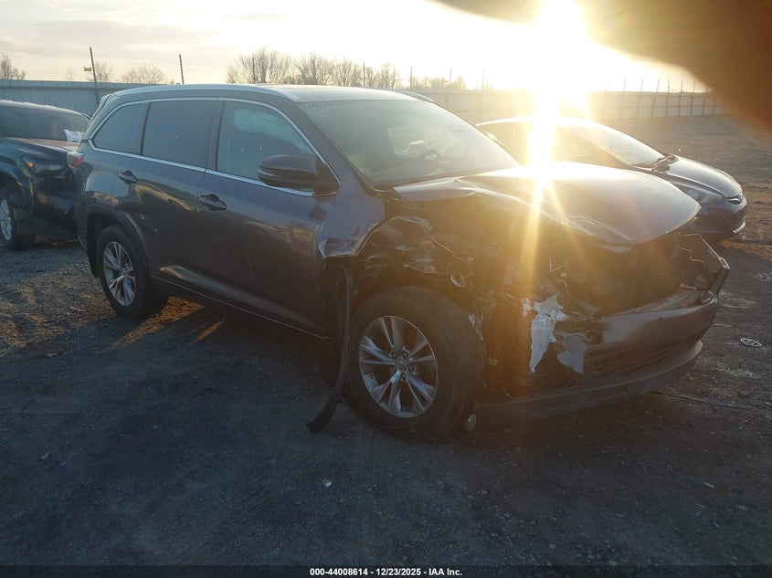 5TDKKRFH6FS094489 2015 Toyota Highlander Xle V6 auction photo 1