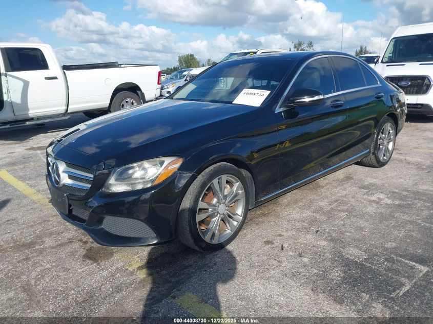 2015 Mercedes-Benz C 300 VIN: 55SWF4JB3FU066101 Lot: 44008730