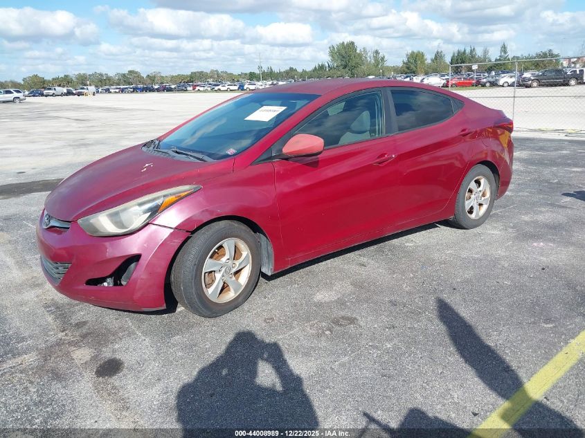 2014 Hyundai Elantra Se VIN: 5NPDH4AE8EH475952 Lot: 44008989