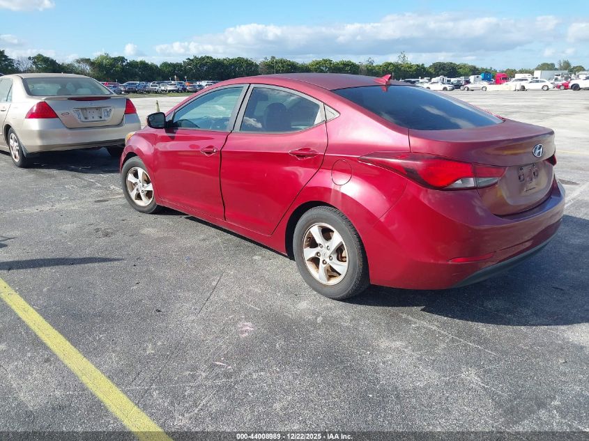 2014 Hyundai Elantra Se VIN: 5NPDH4AE8EH475952 Lot: 44008989
