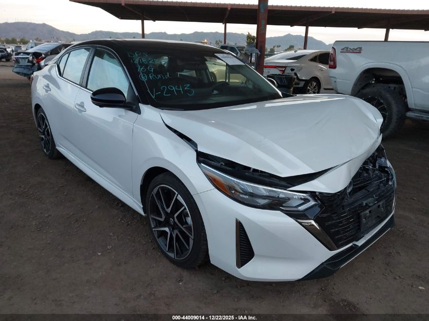 2024 Nissan Sentra Sr Xtronic Cvt VIN: 3N1AB8DV2RY282943 Lot: 44009014