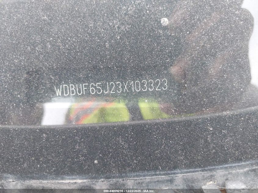 2003 Mercedes-Benz E 320 VIN: WDBUF65J23X103323 Lot: 44009216