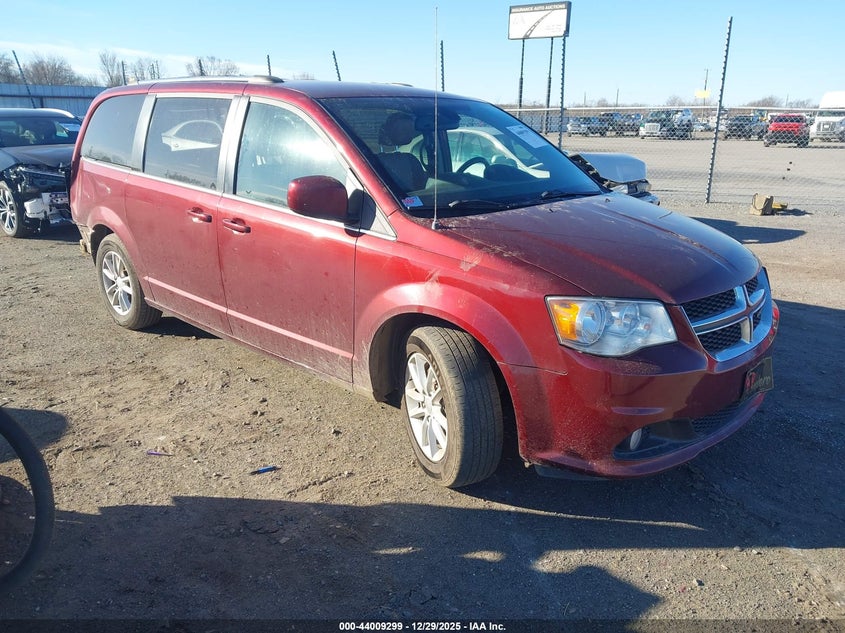 2C4RDGCG2JR360178 2018 Dodge Grand Caravan Sxt auction photo 1