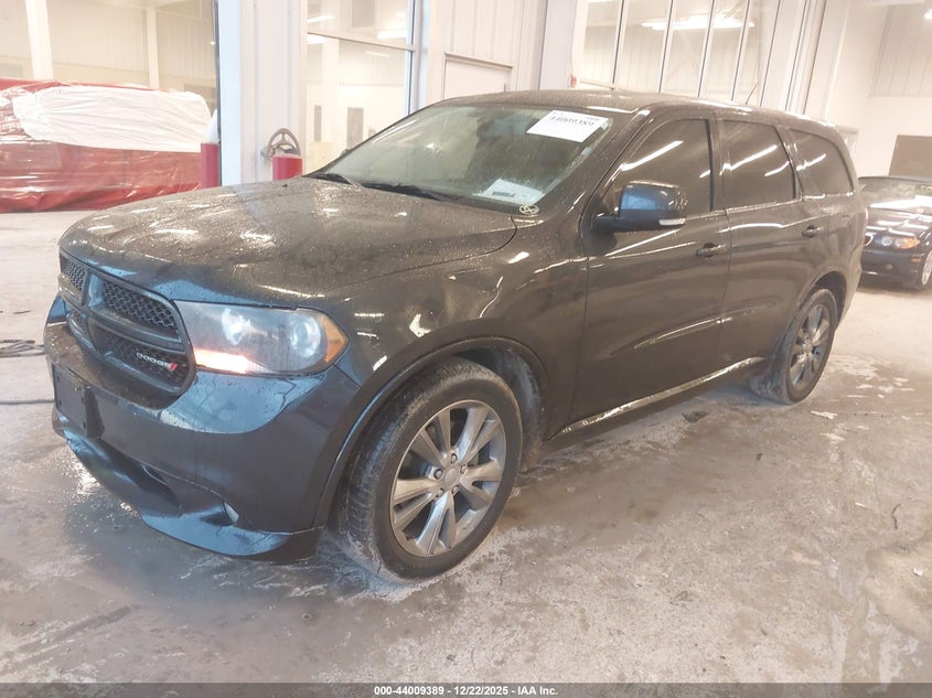 2012 Dodge Durango 5.7 R t Grey Lot 111044009389 Vin 1C4SDJCT6CC337347