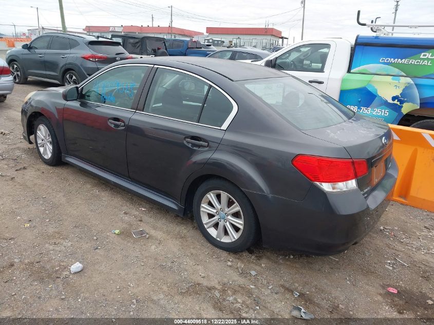 2011 Subaru Legacy 2.5I Premium VIN: 4S3BMBB67B3255448 Lot: 44009518