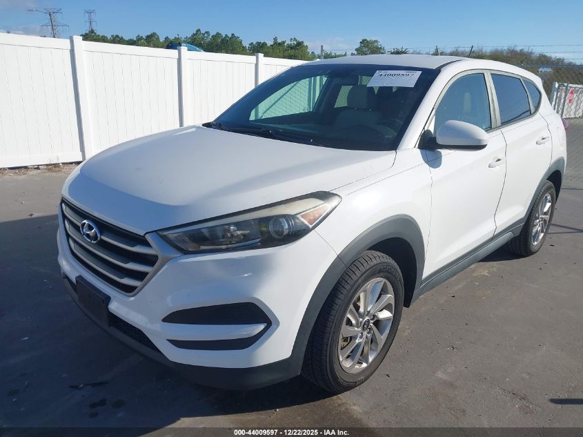 2017 Hyundai Tucson Se VIN: KM8J23A46HU351836 Lot: 44009597