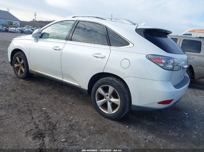 2012 Lexus Rx 350 VIN: JTJBK1BA0C2446718 Lot: 44009655