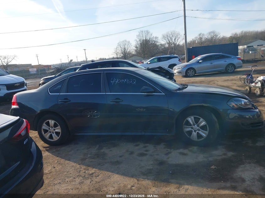 2012 Chevrolet Impala 3.6 Ls black Lot 111044009922 Vin 2G1WF5E34C1333389