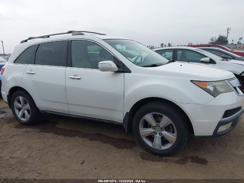 2011 Acura Mdx VIN: 2HNYD2H2XBH515962 Lot: 44010374
