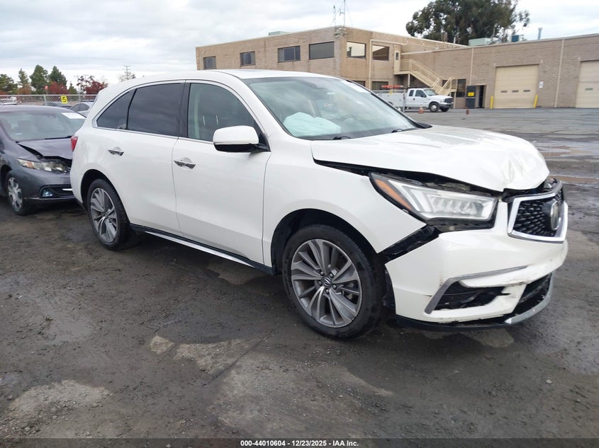 5FRYD3H58HB011221 2017 Acura Mdx Technology Package auction photo 1