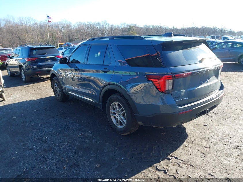 Vin: 1fmuk7dh5sgc89726, lot: 44506489, ford explorer active 20253