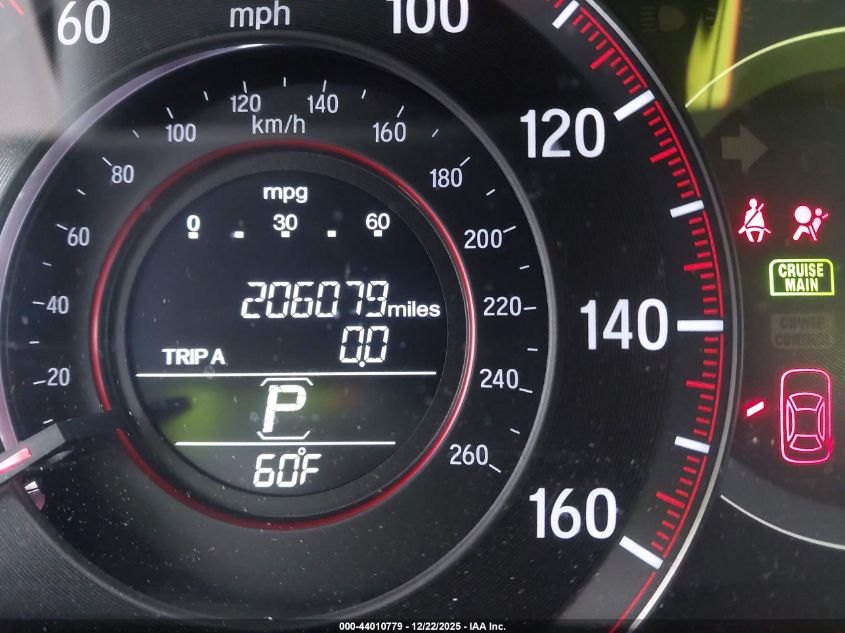 2017 Honda Accord Sport Se VIN: 1HGCR2F13HA191967 Lot: 44010779