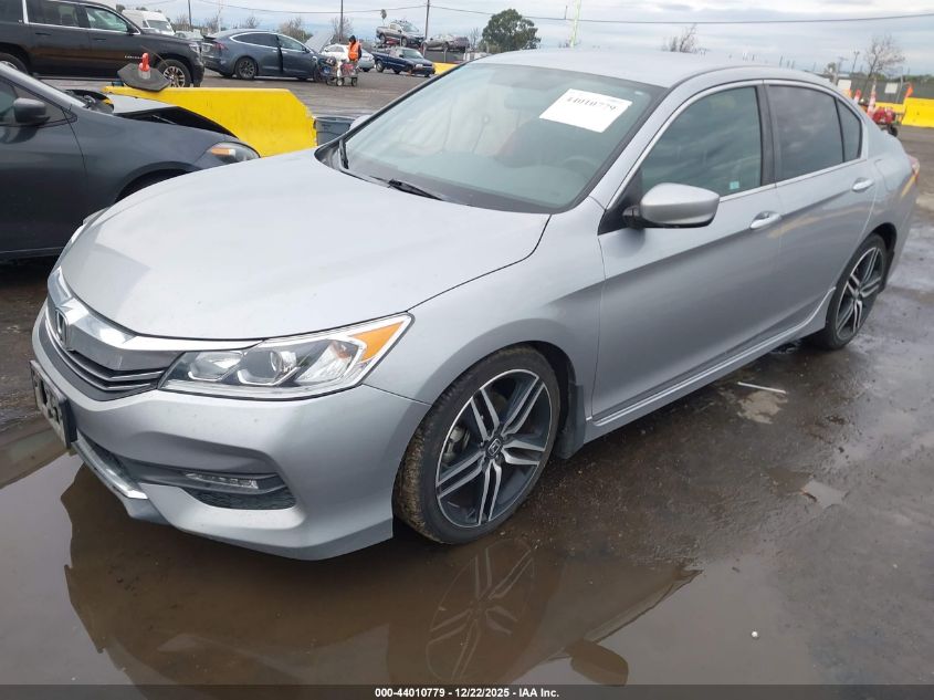 2017 Honda Accord Sport Se VIN: 1HGCR2F13HA191967 Lot: 44010779