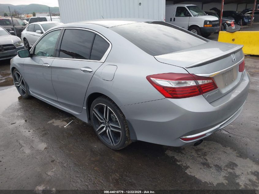 2017 Honda Accord Sport Se VIN: 1HGCR2F13HA191967 Lot: 44010779