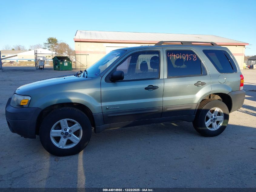 2007 Ford Escape Hybrid VIN: 1FMYU49H77KB33730 Lot: 44010958
