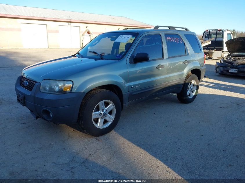 2007 Ford Escape Hybrid VIN: 1FMYU49H77KB33730 Lot: 44010958