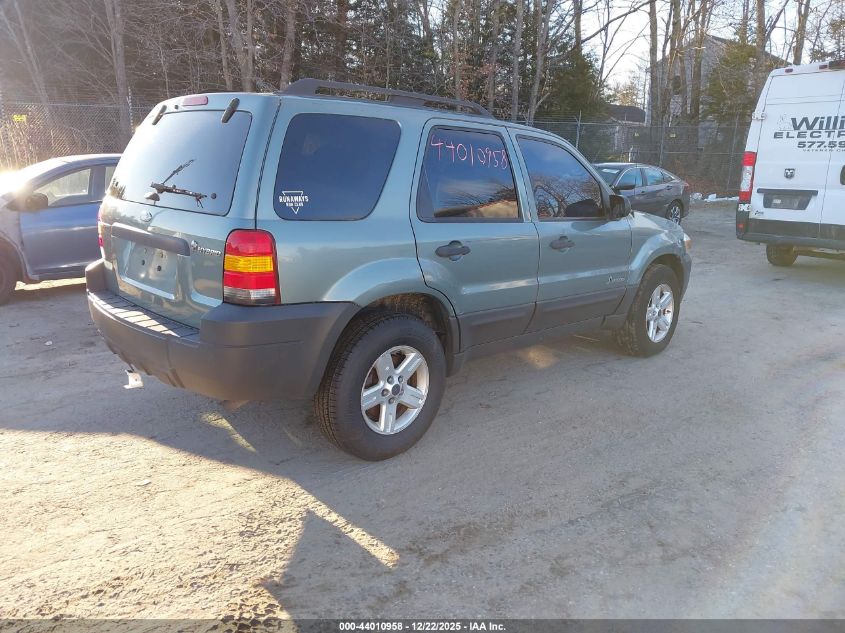 2007 Ford Escape Hybrid VIN: 1FMYU49H77KB33730 Lot: 44010958