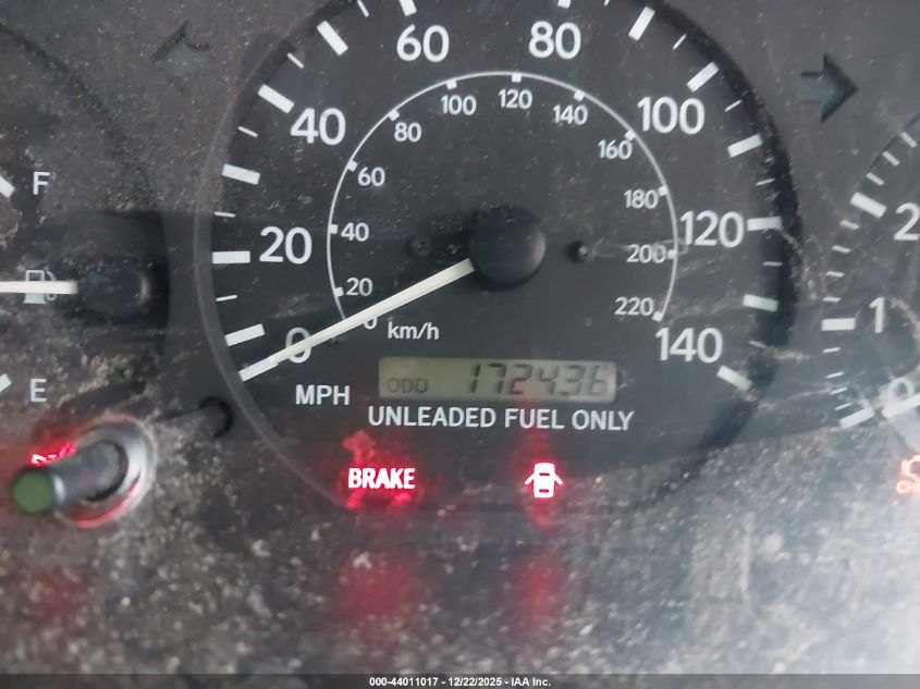 1997 Toyota Camry Le VIN: JT2BG22K7V0011043 Lot: 44011017