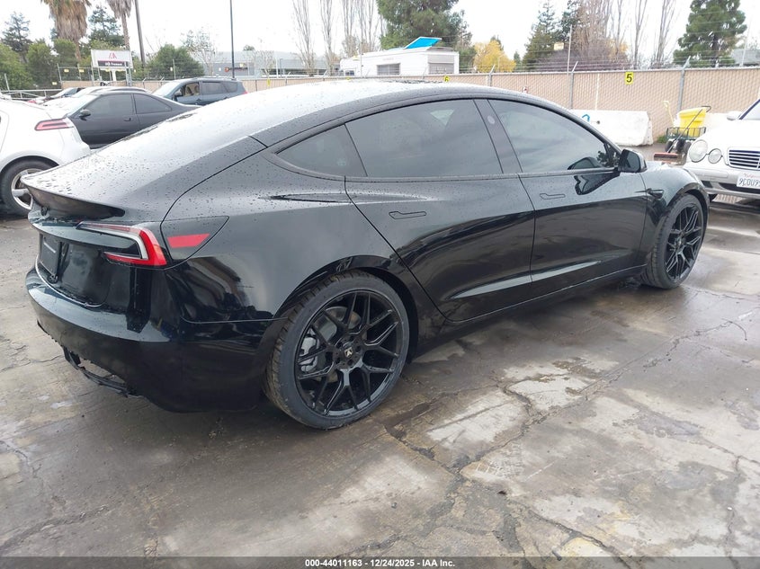 Vin: 5yj3e1ea9sf076083, lot: 44506918, tesla model 3 long range rear-wheel drive/standard rear-wheel drive 20254